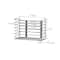 Household Essentials 7.9" Silver Door Mount Cabinet Organizer